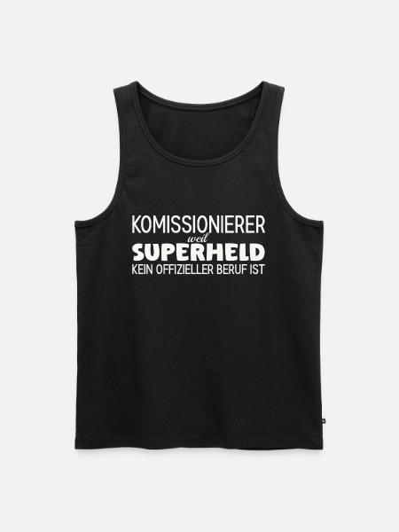 Picker Superhero - Men's Premium Organic Tank Top - black
