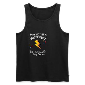 K-Drama Liebhaber Lustig KDrama Mutter - Männer Premium Bio Tank Top - Schwarz - Vorne - AI Model Male 178 light (178cm)