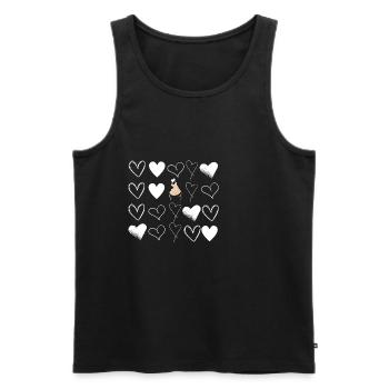 K-Drama Liebhaber Lustig KDrama Mutter - Männer Premium Bio Tank Top - Schwarz - Vorne - Michal (187cm)