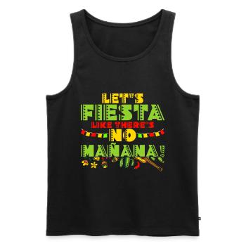 5 De Mayo Viva Mexico Cinco De Mayo Lehrer Geschen - Männer Premium Bio Tank Top - Schwarz - Vorne - AI Model Male 178 light (178cm)