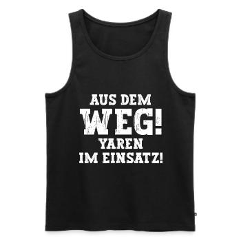 Yaren Lustiger Spruch Vorname Name Yaren - Männer Premium Bio Tank Top - Schwarz - Vorne - Michal (187cm)