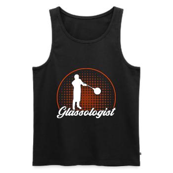 Glasbläserei Glasblasen Glasbläser Geschenk - Männer Premium Bio Tank Top - Schwarz - Vorne - AI Model Male 178 light (178cm)