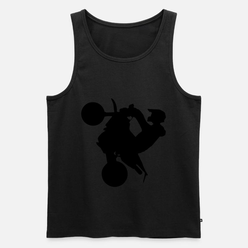 Einfach aber Genial! Geschenk Idee - Männer Premium Bio Tank Top - Schwarz