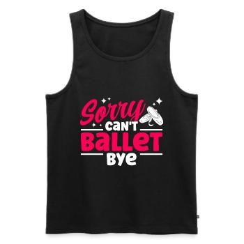 Ballet Dance Ballerina Ballet Dancer Gift - Men's Premium Organic Tank Top - black - Front - AI Model Male 178 light (178cm)
