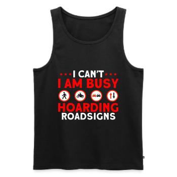 Collect Street Collection Gift - Men's Premium Organic Tank Top - black - Front - AI Model Male 178 light (178cm)