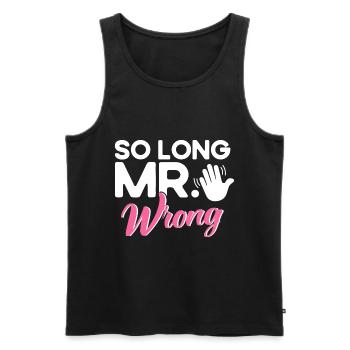 Ex Partner Scheidung Auflösung der Ehe Geschenk - Männer Premium Bio Tank Top - Schwarz - Vorne - Michal (187cm)