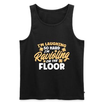 Noodles Noodle Lover Lasagna Spaghetti Gift - Men's Premium Organic Tank Top - black - Front - Michal (187cm)