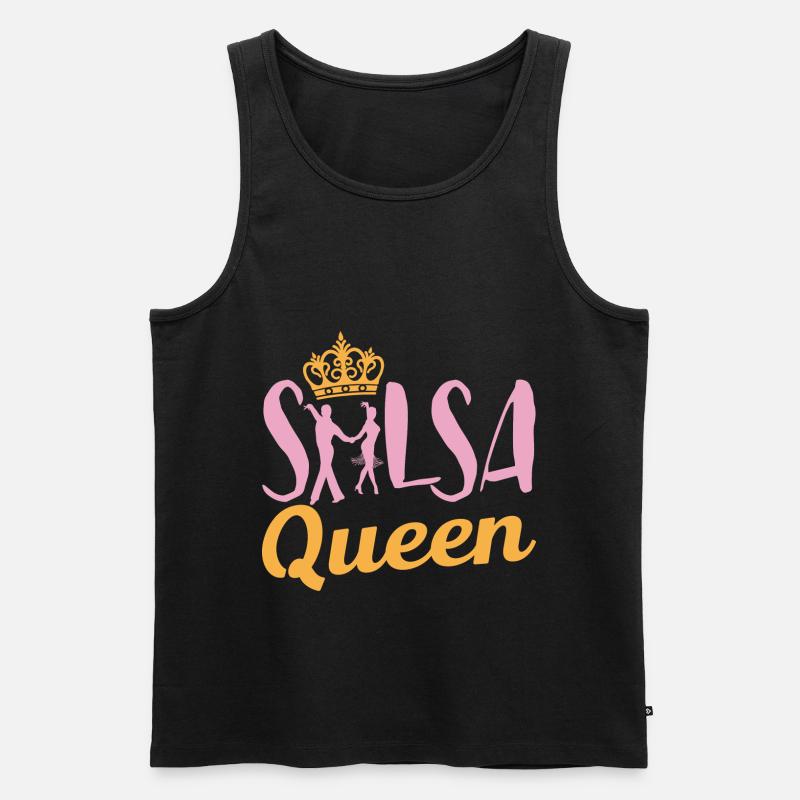 Salsa Tanz Queen Cooles Geschenk - Männer Premium Bio Tank Top - Schwarz
