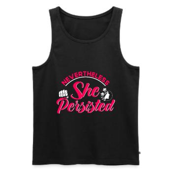 Women's Rights Feminist Empowerment Legislation - Men's Premium Organic Tank Top - black - Front - AI Model Male 178 light (178cm)