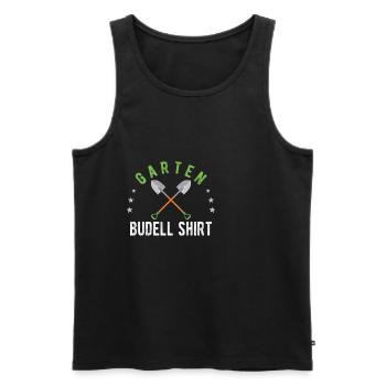 Garten Buddel Shirt Hobbygärtner Gärtnerin Gärtner - Männer Premium Bio Tank Top - Schwarz - Vorne - AI Model Male 178 light (178cm)