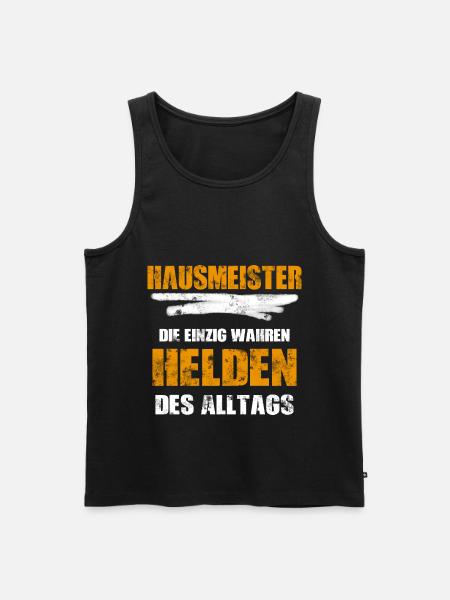 Hausmeister Geschenk - Männer Premium Bio Tank Top - Schwarz