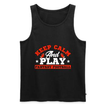 Fantasy Football Meister Draft Day Fantasy Footbal - Männer Premium Bio Tank Top - Schwarz - Vorne - Michal (187cm)