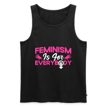 Women's Rights Feminist Empowerment - Men's Premium Organic Tank Top - black - Front - Michal (187cm)