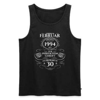 30e anniversaire Original Février Volume 1994 - Débardeur bio Premium Homme - noir - Devant - Michal (187cm)