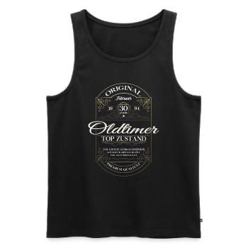 30th Birthday Man Vintage February Vintage 1994 - Men's Premium Organic Tank Top - black - Front - Michal (187cm)