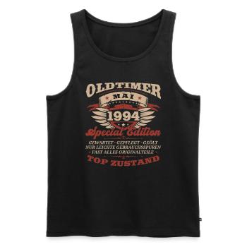 30th Birthday Man Classic Car May Vintage 1994 - Men's Premium Organic Tank Top - black - Front - Michal (187cm)