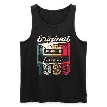 Best of May 1989 Vintage 1989 Birthday 1989 - Men's Premium Organic Tank Top - black - Front - AI Model Male 178 light (178cm)