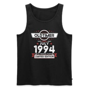 30. Geburtstag Oldtimer Juli 1994 Jahrgang 1994 - Männer Premium Bio Tank Top - Schwarz - Vorne - AI Model Male 178 light (178cm)