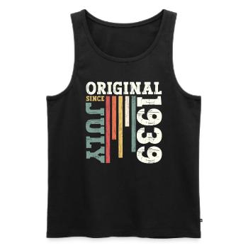 85th Birthday Original July 1939 Born 1939 - Men's Premium Organic Tank Top - black - Front - Michal (187cm)