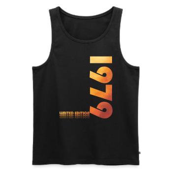 45th Birthday Original 1979 Vintage 1979 - Men's Premium Organic Tank Top - black - Front - Michal (187cm)