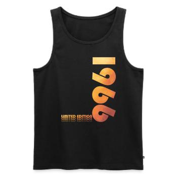 59th Birthday Legendary 1966 Vintage 1966 - Men's Premium Organic Tank Top - black - Front - AI Model Male 178 light (178cm)