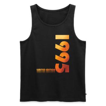 30th Birthday Original 1995 Vintage 1995 - Men's Premium Organic Tank Top - black - Front - Michal (187cm)