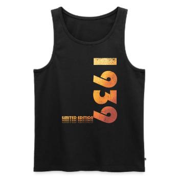 85th Birthday Legendary 1939 Vintage 1939 - Men's Premium Organic Tank Top - black - Front - AI Model Male 178 light (178cm)