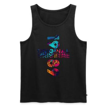 35. Geburtstag Baujahr 1989 Jahrgang 1989 Original - Männer Premium Bio Tank Top - Schwarz - Vorne - Michal (187cm)