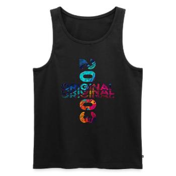 21. Geburtstag Baujahr 2003 Jahrgang 2003 Original - Männer Premium Bio Tank Top - Schwarz - Vorne - AI Model Male 178 light (178cm)