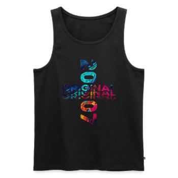 18th Birthday Year 2007 Vintage 2007 Original - Men's Premium Organic Tank Top - black - Front - Michal (187cm)