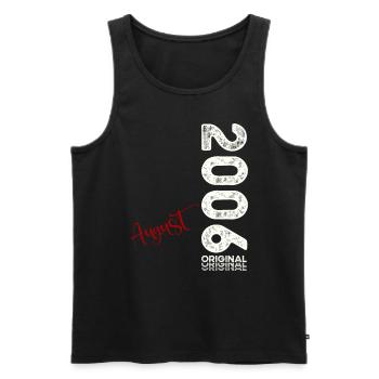 18ème anniversaire Original Août 2006 Millésime 2006 - Débardeur bio Premium Homme - noir - Devant - Michal (187cm)