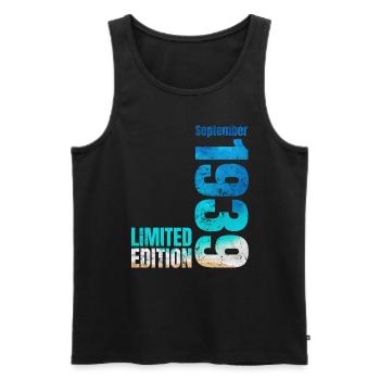 85th Birthday Original September 1939 Volume 39 - Men's Premium Organic Tank Top - black - Front - Michal (187cm)