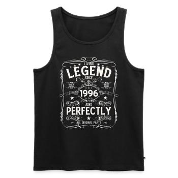29ème Anniversaire Original Vintage 1996 - Débardeur bio Premium Homme - noir - Devant - Michal (187cm)