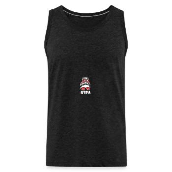 Fechter Oma Fechten - Männer Premium Bio Tank Top - Anthrazit - Vorne - Alexander (188cm)
