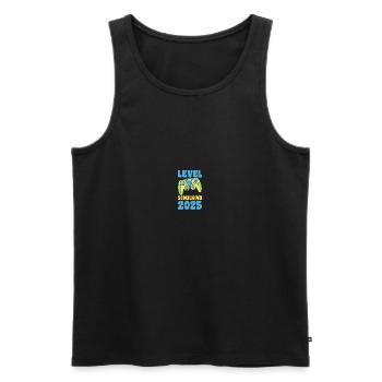 Kita Farewell First Grade School Enrollment 2025 - Men's Premium Organic Tank Top - black - Front - Michal (187cm)
