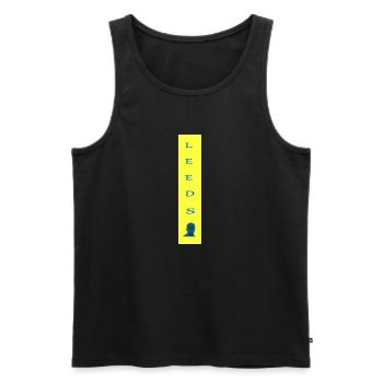 leeds bielsa marcelo - Männer Premium Bio Tank Top - Schwarz - Vorne - Michal (187cm)