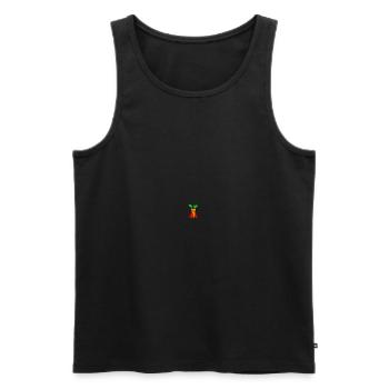 Super Karotten - Männer Premium Bio Tank Top - Schwarz - Vorne - Michal (187cm)