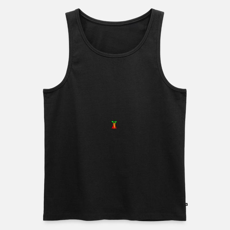 Super Karotten - Männer Premium Bio Tank Top - Schwarz