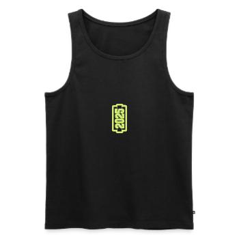 2025 - Men's Premium Organic Tank Top - black - Front - Michal (187cm)