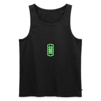 Year 1983 - Men's Premium Organic Tank Top - black - Front - AI Model Male 178 light (178cm)