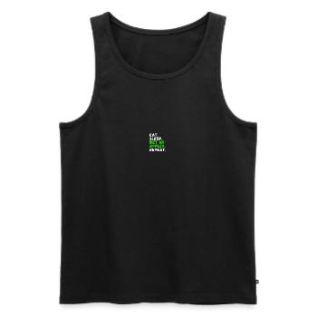 Obstbau Apfelzüchter Permakultur Experte - Männer Premium Bio Tank Top - Schwarz - Vorne - AI Model Male 178 light (178cm)