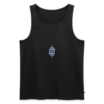 Vorname Brian - Männer Premium Bio Tank Top - Schwarz - Vorne - AI Model Male 178 light (178cm)