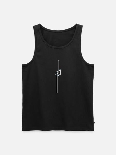 escher knot - Men's Premium Organic Tank Top - black