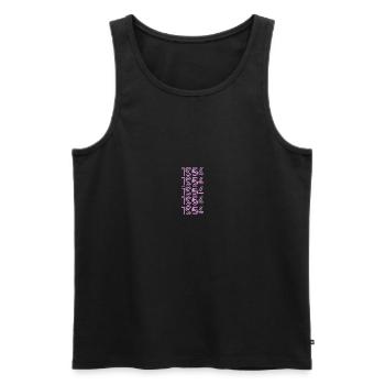 Celebrations 1954 - Men's Premium Organic Tank Top - black - Front - AI Model Male 178 light (178cm)