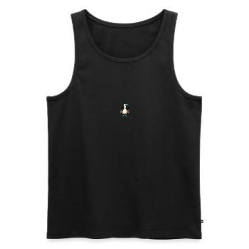Niedlicher Seevogel Blaufußtölpel Galapagos Vogel - Männer Premium Bio Tank Top - Schwarz - Vorne - Michal (187cm)