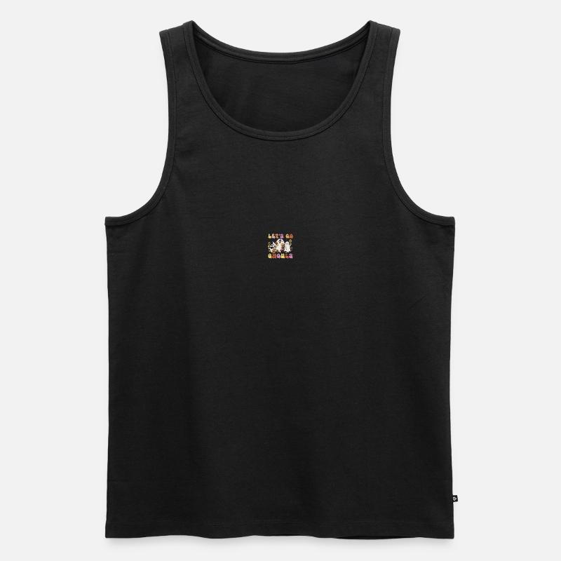 Let's Go Ghouls - Männer Premium Bio Tank Top - Schwarz