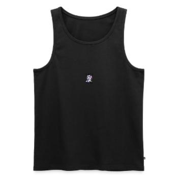 Ne me regarde pas sur ce ton - Débardeur bio Premium Homme - noir - Devant - Michal (187cm)