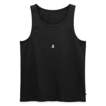 Nen Scheiss Muss ich Freches Einhorn - Männer Premium Bio Tank Top - Schwarz - Vorne - AI Model Male 178 light (178cm)