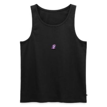Heid Ned - Männer Premium Bio Tank Top - Schwarz - Vorne - AI Model Male 178 light (178cm)