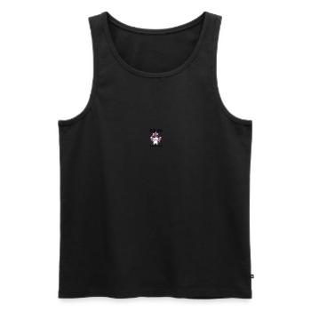 Bin Da Kann Losgehen - Männer Premium Bio Tank Top - Schwarz - Vorne - Michal (187cm)